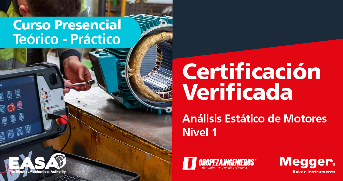 Certificación Análisis Estático de Motores Eléctricos